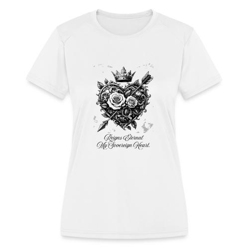 Royal Heart T-Shirt, Mug, & Leggings - Women's Moisture Wicking Performance T-Shirt