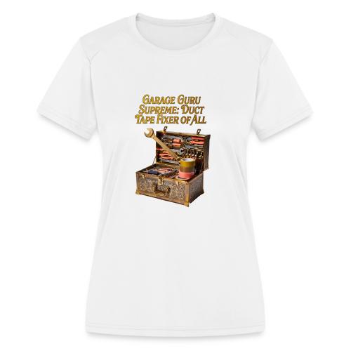 Garage Guru T Shirt - Women's Moisture Wicking Performance T-Shirt