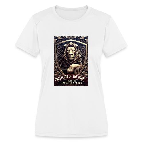 Lion King T Shirt, Funny Low-Effort Father Gift - Women's Moisture Wicking Performance T-Shirt