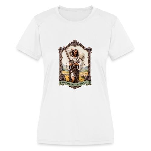 I Am The Good Shepherd T Shirt, Christian Gift - Women's Moisture Wicking Performance T-Shirt