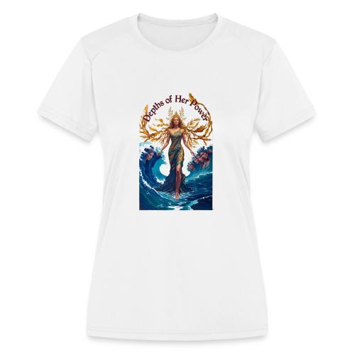 Women’s Day Tidal Sovereign T Shirt, Gift for Wife - Women's Moisture Wicking Performance T-Shirt