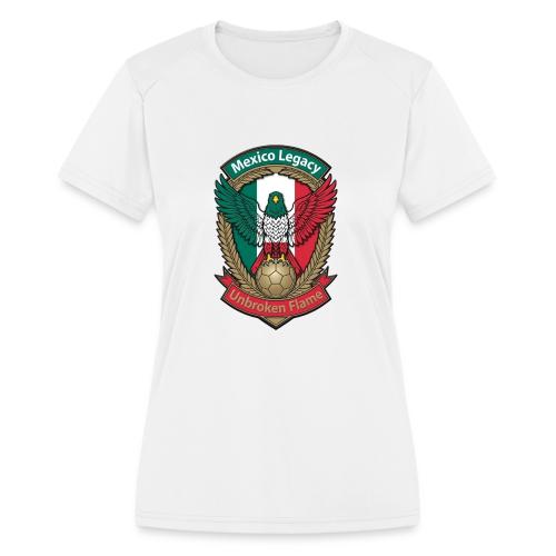 Mexico Eagle Legacy T-Shirt, Mexican Pride Gift - Women's Moisture Wicking Performance T-Shirt