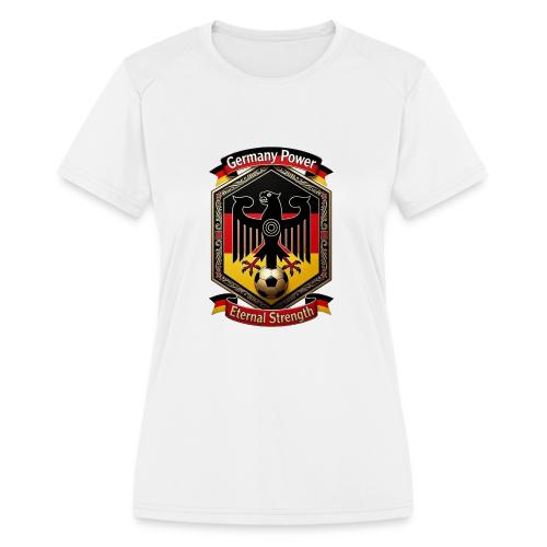 Germany Eagle Power T-Shirt, Flag Pride Gift - Women's Moisture Wicking Performance T-Shirt
