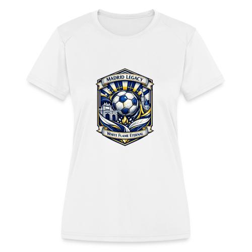 Madrid White Legacy T Shirt, Madrid Fan Gift - Women's Moisture Wicking Performance T-Shirt