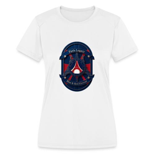 Paris Pride Heritage T Shirt, Soccer Fan Gift - Women's Moisture Wicking Performance T-Shirt