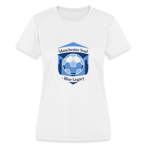 Manchester Soul Soccer City Emblem T Shirt, Gift - Women's Moisture Wicking Performance T-Shirt