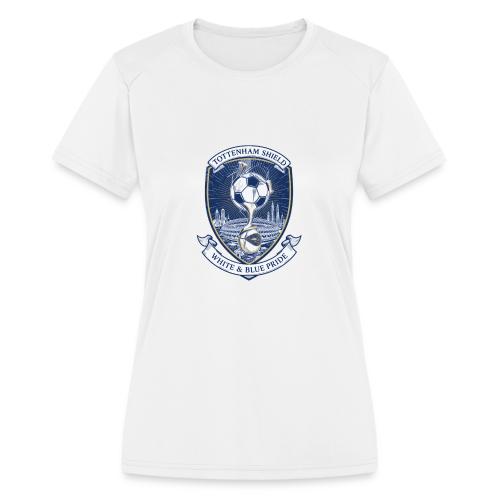 Iconic North London Soccer Emblem Art Print - Women's Moisture Wicking Performance T-Shirt