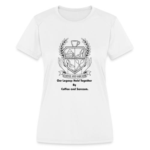 Sarcastic Mom T-Shirt, Mug - Women's Moisture Wicking Performance T-Shirt