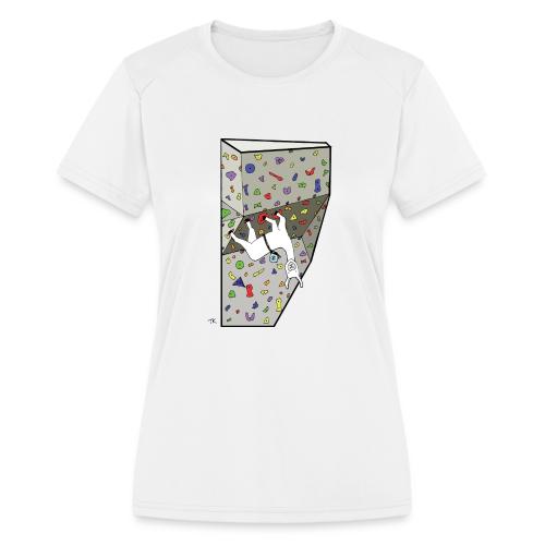 Llamour climbs - Women's Moisture Wicking Performance T-Shirt
