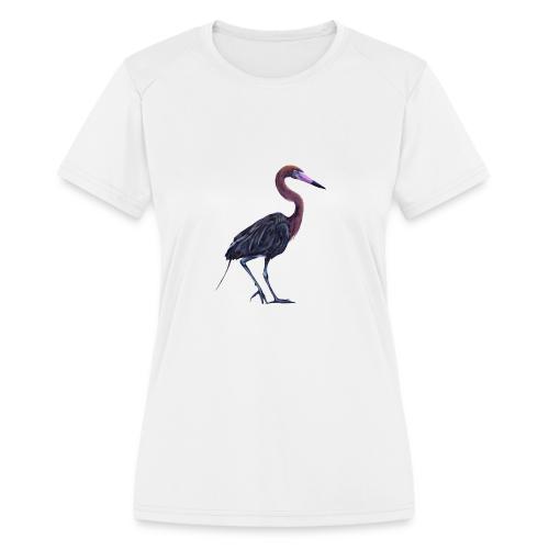 Reddish egret - Women's Moisture Wicking Performance T-Shirt