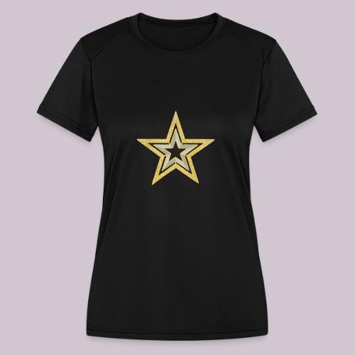 Star - Women's Moisture Wicking Performance T-Shirt