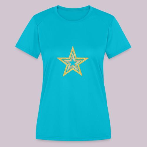 Star - Women's Moisture Wicking Performance T-Shirt