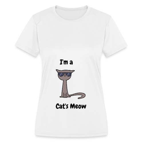 I m a cats meow - Women's Moisture Wicking Performance T-Shirt
