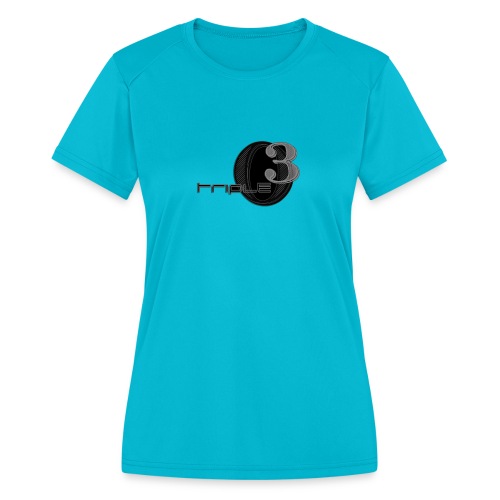 Triple 03 Logo - Women's Moisture Wicking Performance T-Shirt