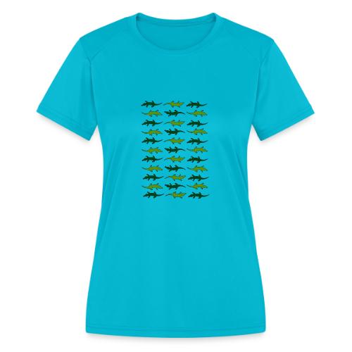 Crocs and gators - Women's Moisture Wicking Performance T-Shirt
