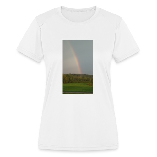 Rainbow in the Mist - Women's Moisture Wicking Performance T-Shirt