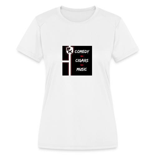 Comedy Cigars Music - Women's Moisture Wicking Performance T-Shirt