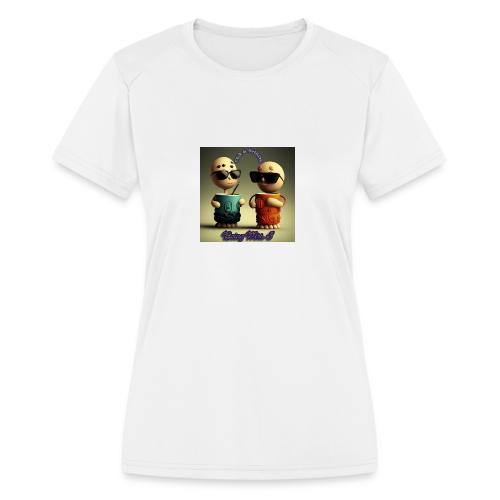 Smoon City_Tea and Shade - Women's Moisture Wicking Performance T-Shirt