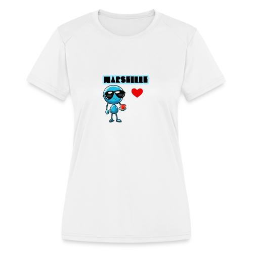 Smoon City_Marseille - Women's Moisture Wicking Performance T-Shirt