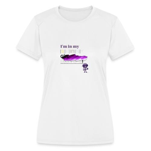 Smoon City_Skinny Girl element - Women's Moisture Wicking Performance T-Shirt