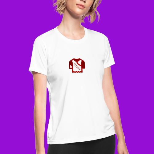 Kenada Logo white spray - Women's Moisture Wicking Performance T-Shirt