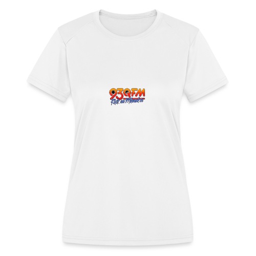 93QFM Retro 80s Logo - Women's Moisture Wicking Performance T-Shirt
