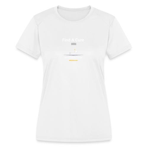 Find a Cure for Multiple Sclerosis - Women's Moisture Wicking Performance T-Shirt