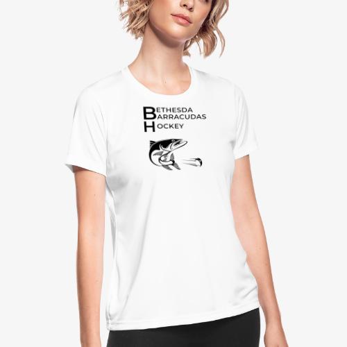BBH Series Large Black Logo - Women's Moisture Wicking Performance T-Shirt