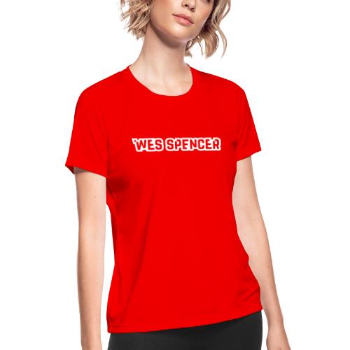 WesSpencerLogo - Women's Moisture Wicking Performance T-Shirt