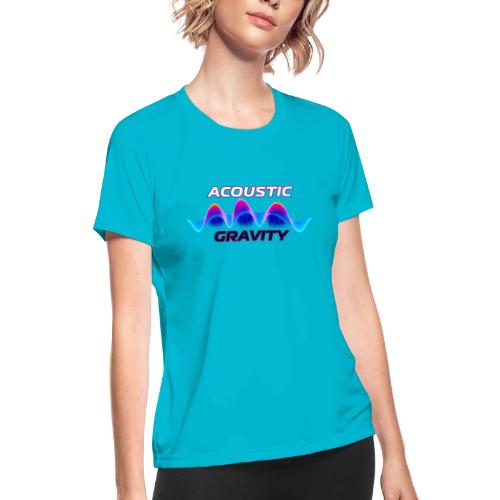 Acoustic Gravity Wave - Women's Moisture Wicking Performance T-Shirt