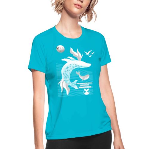 The Wonders Of The Sea - Women's Moisture Wicking Performance T-Shirt