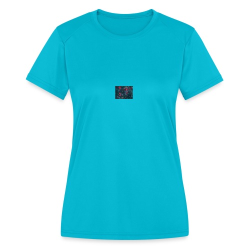Tay Merch ( rose) design - Women's Moisture Wicking Performance T-Shirt