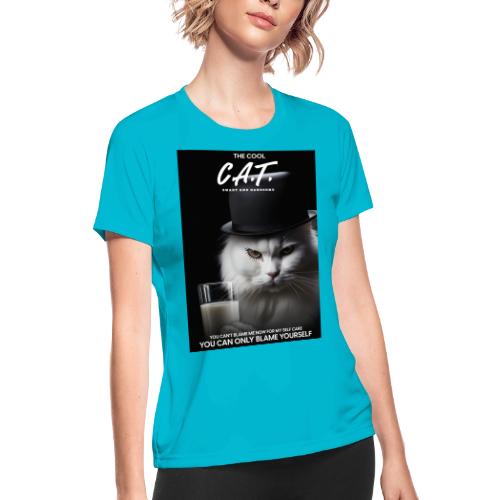 The Cool Cat - Women's Moisture Wicking Performance T-Shirt