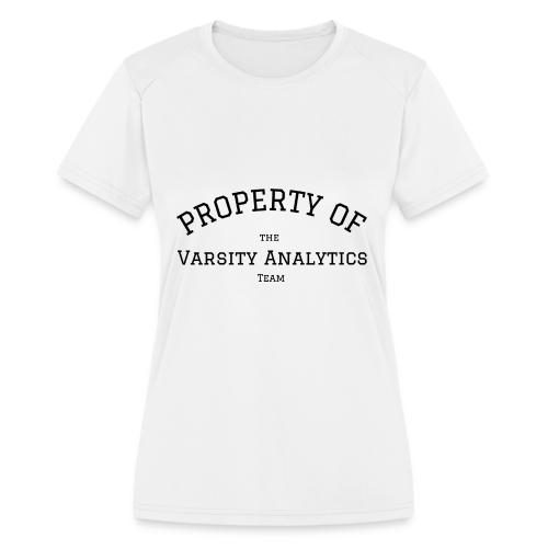 Varsity Analytics (Light) - Women's Moisture Wicking Performance T-Shirt