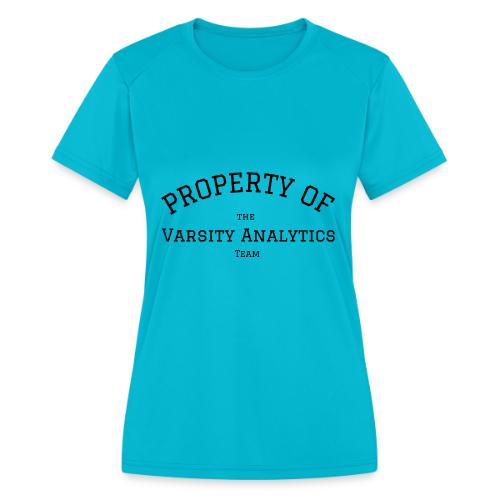 Varsity Analytics (Light) - Women's Moisture Wicking Performance T-Shirt
