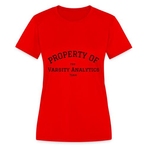 Varsity Analytics (Light) - Women's Moisture Wicking Performance T-Shirt
