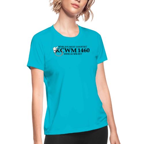 KCWM Logo - Women's Moisture Wicking Performance T-Shirt