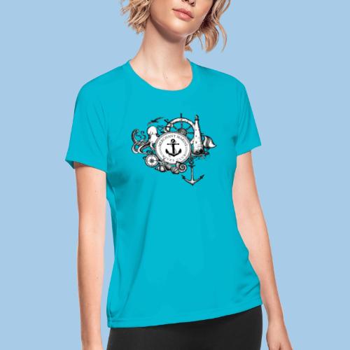 MMWC Nautical Images - Women's Moisture Wicking Performance T-Shirt