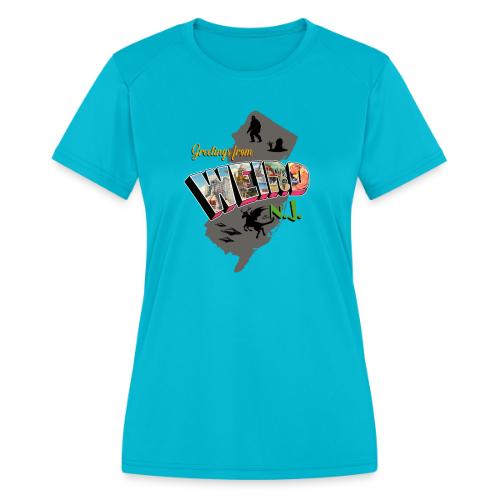 Greetings from WNJ - Women's Moisture Wicking Performance T-Shirt