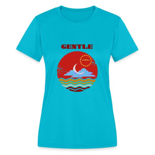 Classic Retro Sunset - Women's Moisture Wicking Performance T-Shirt