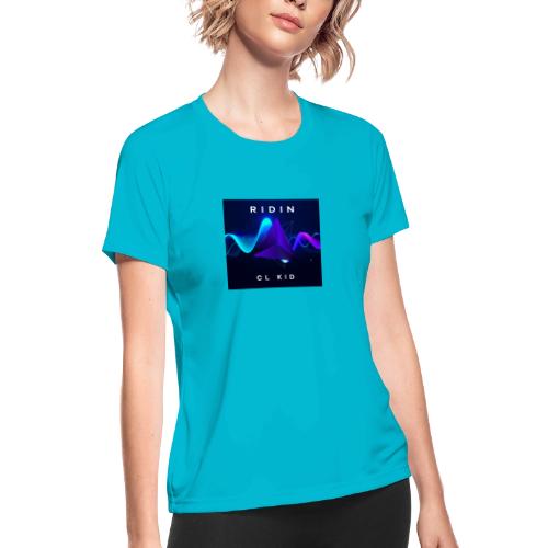 Ridin Album Cover - Women's Moisture Wicking Performance T-Shirt