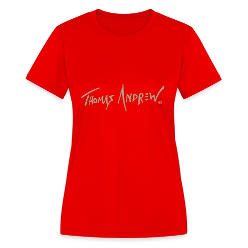Thomas Andrew Signature_d - Women's Moisture Wicking Performance T-Shirt