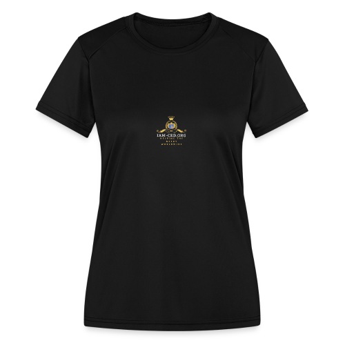 IAM-CED.ORG CROWN - Women's Moisture Wicking Performance T-Shirt