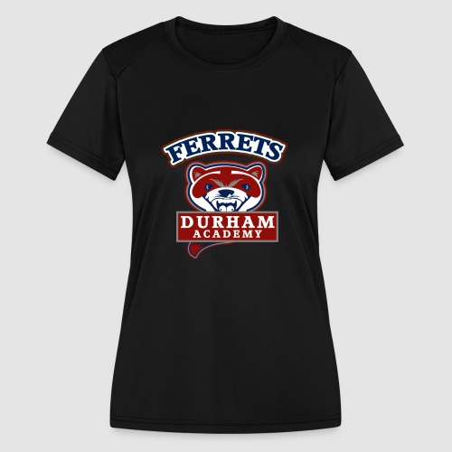 durham academy ferrets sport logo - Women's Moisture Wicking Performance T-Shirt