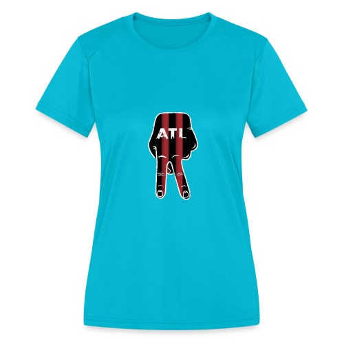 Peace Up, A-Town Down, Five Stripes! - Women's Moisture Wicking Performance T-Shirt