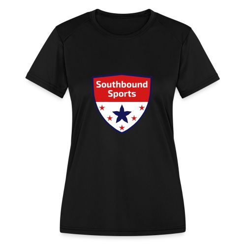 Southbound Sports Crest Logo - Women's Moisture Wicking Performance T-Shirt