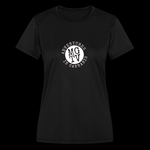 MGTV: Adventures in Cannabis ROUNDEL - Women's Moisture Wicking Performance T-Shirt