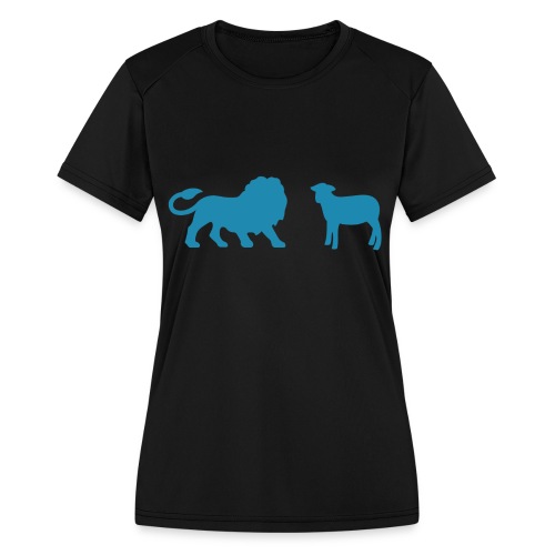 Lion and the Lamb - Women's Moisture Wicking Performance T-Shirt