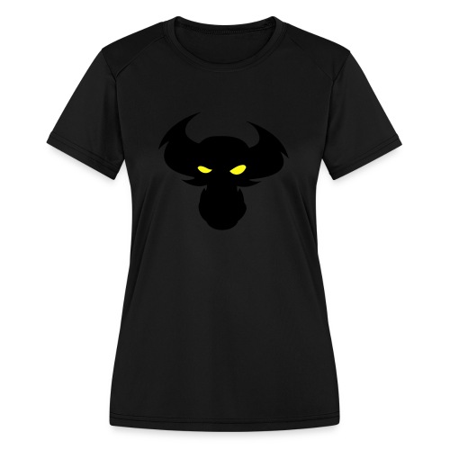Pixelegion Demon Logo - Women's Moisture Wicking Performance T-Shirt