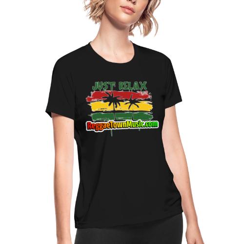 Just relax reggae rasta tropical sunset - T-shirt performance Femme